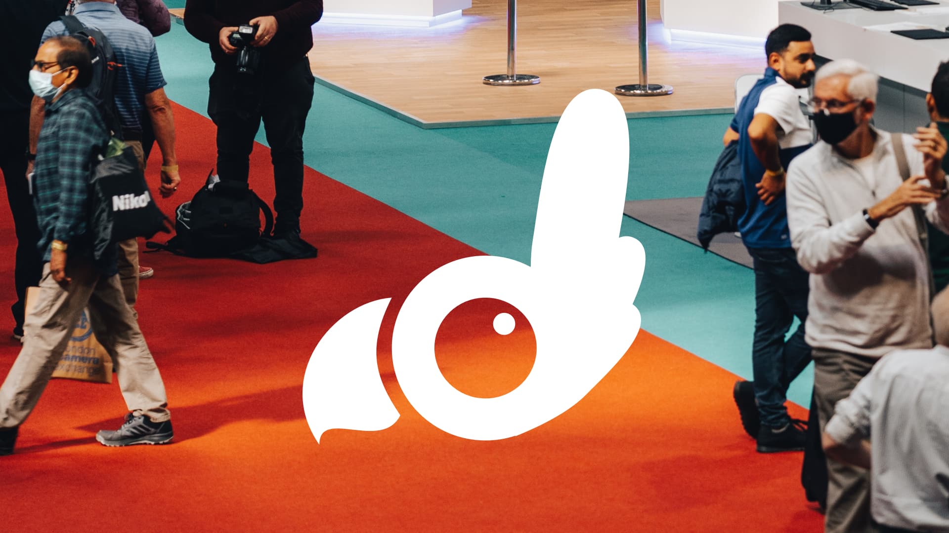 Foule lors d'un salon événementiel