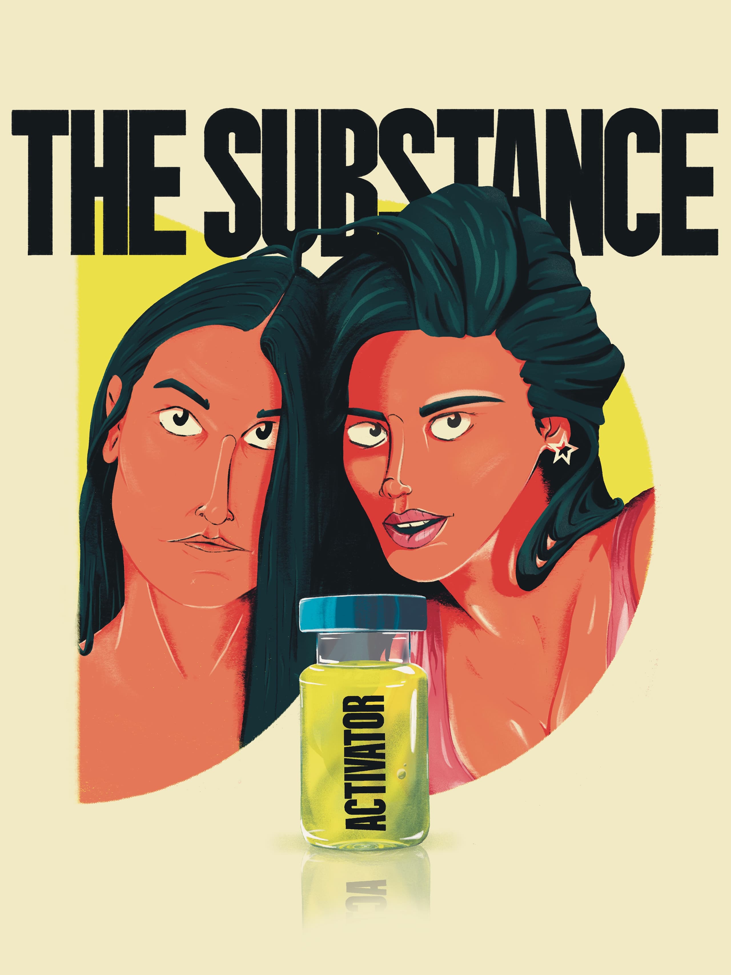 Poster by Jason Dejaegere for the movie The Substance