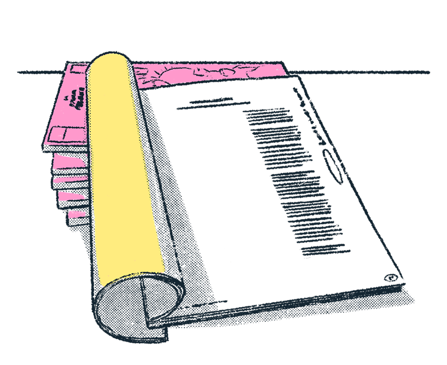 Illustration mockup of a magazine by Jason Dejaegere