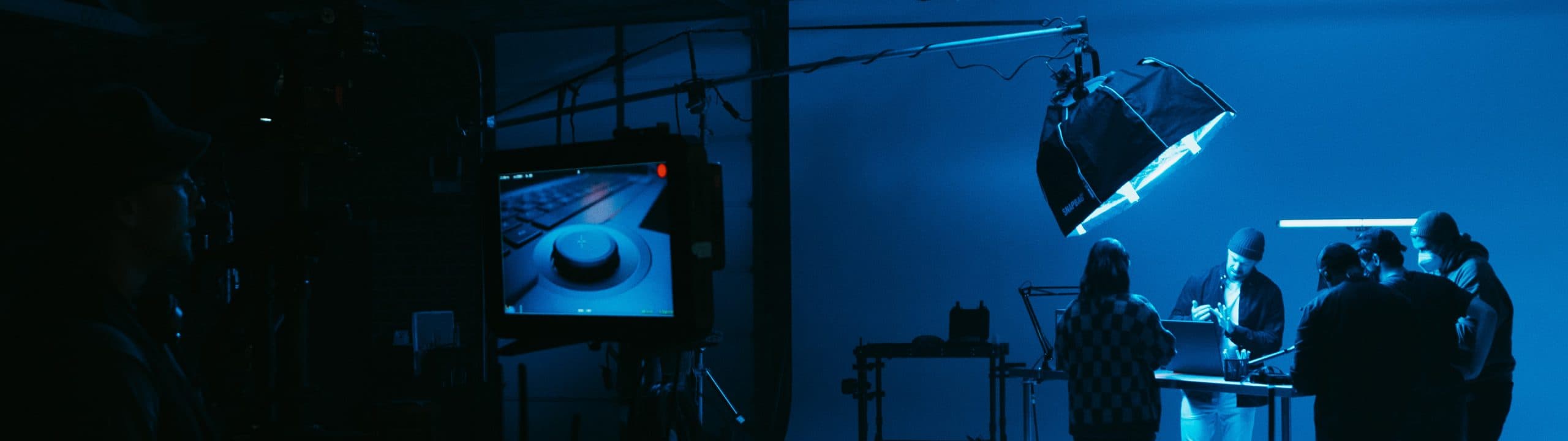 Tournage dans la pénombre